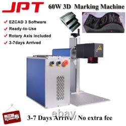 100W 200W 300W JPT MOPA M7 3D Fiber Laser Engraver Laser Marking Machine EZCAD3
