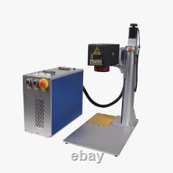 100W 3D JPT MOPA M7 Fiber Laser Marking Machine Curved Surface Relife Engraving