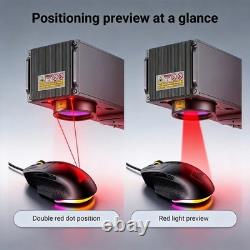 100W Auto Focus JPT M7 Mopa 110110mm Fiber Laser Marking Machine Metal Engraver