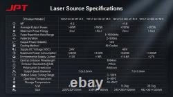 100W Auto Focus JPT M7 Mopa Fiber Laser Marking Machine + Rotary Axis Ezcad2