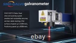 100W Auto Focus JPT M7 Mopa Fiber Laser Marking Machine + Rotary Axis Ezcad2