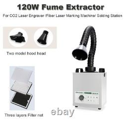 100W Auto Focus JPT Mopa Fiber Laser Marking Engraver Machine With Air Purifier