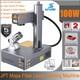 100w Auto Focus Jpt Mopa Fiber Laser Marking Machine Color Engraver &rotary Axis