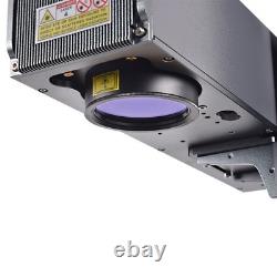 100W Auto Focus JPT Mopa Fiber Laser Marking Machine Color Engraver &Rotary Axis