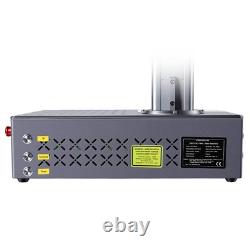 100W Auto Focus JPT Mopa Fiber Laser Marking Machine Color Engraver &Rotary Axis