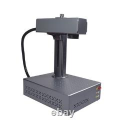 100W Auto Focus JPT Mopa Fiber Laser Marking Machine Color Engraver &Rotary Axis