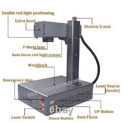 100W JPT M7 E2 Mopa 175175mm Auto Focus Fiber Laser Marking Machine For Metal