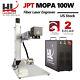 100w Jpt M7 Mopa Laser Fiber Laser Marking Machine With Rotary Axis Jcz Ezcad2