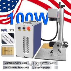 100W JPT M7 Mopa 200200mm Fiber Laser Marking Machine Color Marking Lightburn