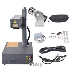 100W JPT M7 Mopa Fiber Laser Engraver Marking Machine Auto Focus Rotary axis US
