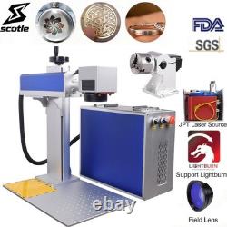 100W JPT M7 Mopa Fiber Laser Marking Machine Metal Steel Engraving Color Marker