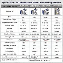 100W JPT M7 Mopa Fiber Laser Marking Machine Metal Steel Engraving Color Marker