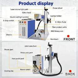 100W JPT M7 Mopa Fiber Laser Marking Machine Metal Steel Engraving Color Marker