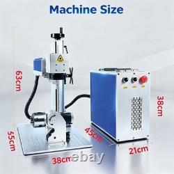100W JPT M7 Mopa Fiber Laser Marking Machine Metal Steel Engraving Color Marker