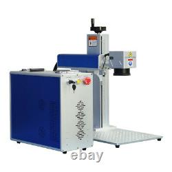 100W JPT MOPA Fiber Laser Marking Engraving Machine Aluminum Black Color Marking