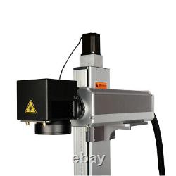 100W JPT MOPA M7 Fiber Laser Marking Machine D80Rotary Metal Steel Color Marking