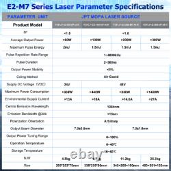 100W JPT MOPA M7 Fiber Laser Marking Machine Metal Steel Engraver ColorMarker US