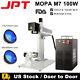 100w Jpt Mopa M7 Fiber Laser Marking Machine Rotary Metal Steel Color Engraver