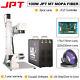 100w Jpt Mopa M7 Fiber Laser Marking Machine Rotary Metal Steel Color Marking
