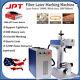 100w Jpt Mopa M7 Fiber Laser Marking Machine Rotary Metal Steel Color Marking Us