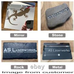 100W JPT Mopa M7 Fiber Laser Marking Machine Rotary Metal Steel Marking BJJCZ US