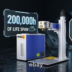 100With200With300W JPT M7 Mopa Fiber Laser Marking Machine Autofocus &Rotary Axis US