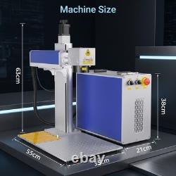 100With200With300W JPT M7 Mopa Fiber Laser Marking Machine Autofocus &Rotary Axis US