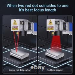 100With200With300W JPT M7 Mopa Fiber Laser Marking Machine Autofocus &Rotary Axis US