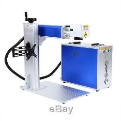 110V 30W Fiber Laser Marking Machine Metal Engraving Engraver High Precision