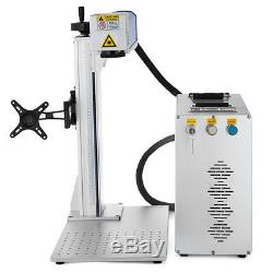 110V 30W Fiber Laser Marking Machine Metal Engraving Engraver High Precision