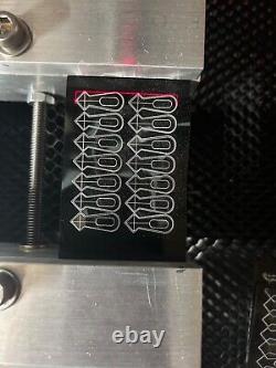 12inch Fiber Laser Engraver Sheet Metal Vise cutting & marking. 6X6 Two versions