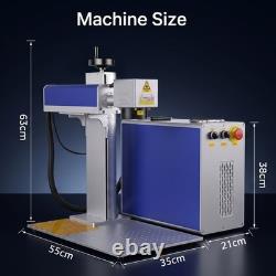 200W JPT Fiber Laser Marking Desktop Laser Engraver Compatible Lightburn US