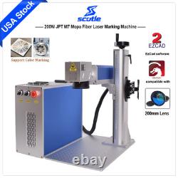 200W JPT M7 Mopa Fiber Laser Marking Machine Color Marking For Metal Steel