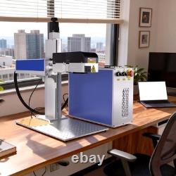 200W JPT MOPA 3D Fiber Laser Marking Machine Curved Relief Deep Engraving Marker