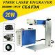 200x200mm Laser Marking Machine 20w Fiber Laser Engraver & Rotary Axis Ezcad2