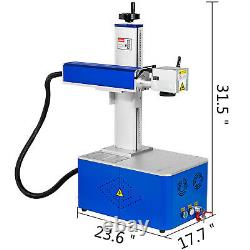 20W 150150mm Fiber Laser Marking Machine Laser Engrave Metal & Non-metal