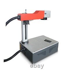 20W 30W 50W Raycus Fiber Laser Marking Machine For Stainless Steel Gold Silver