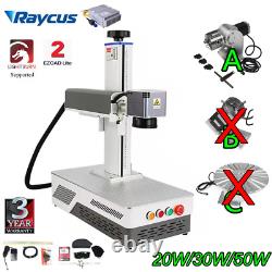 20W 30W 50W Raycus Fiber Laser Marking Machine Metal Engraving EZCAD Lightburn