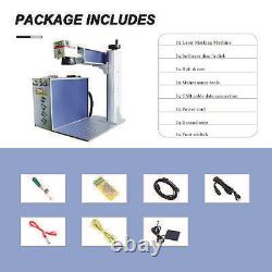 20W 7.9X7.9 Mini Portable Desktop Fiber Laser Marking Machine For Metal Brass