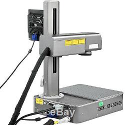 20W Fiber Laser Engraver optical fiber marking machine integrated with computer