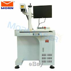 20W Fiber Laser Marking Engraving Machine for Metal Non Metal 110x110mm Working