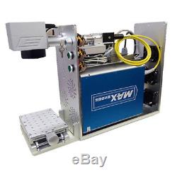 20W Fiber Laser Marking Machine 110110mm Metal Engraving MAX Raycus With CE FDA