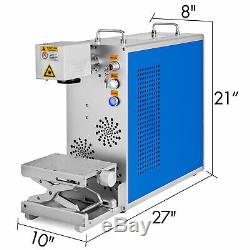 20W Fiber Laser Marking Machine 32/64 Bit Windows Xp/7/8/10 Laser Focus Engraver