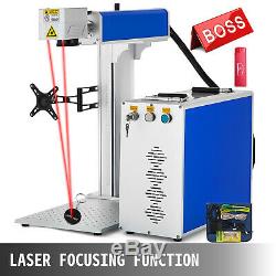 20W Fiber Laser Marking Machine Engraver Windows Xp/7/8/10 Laser Focus US Stock