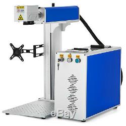 20W Fiber Laser Marking Machine Engraver Windows Xp/7/8/10 Laser Focus US Stock