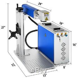 20W Fiber Laser Marking Machine Engraver Windows Xp/7/8/10 Laser Focus US Stock