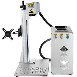 20W Fiber Laser Marking Machine Engraver Windows Xp/7/8/10 Laser Focus US Stock