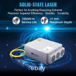 20W Fiber Laser Marking Machine Engraving Cutter Tool with EZCAD2 Control Software