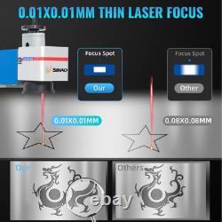 20W Fiber Laser Marking Machine Engraving Cutter with EZCAD2 Control Software