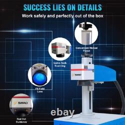 20W Fiber Laser Marking Machine Engraving Cutter with EZCAD2 Control Software